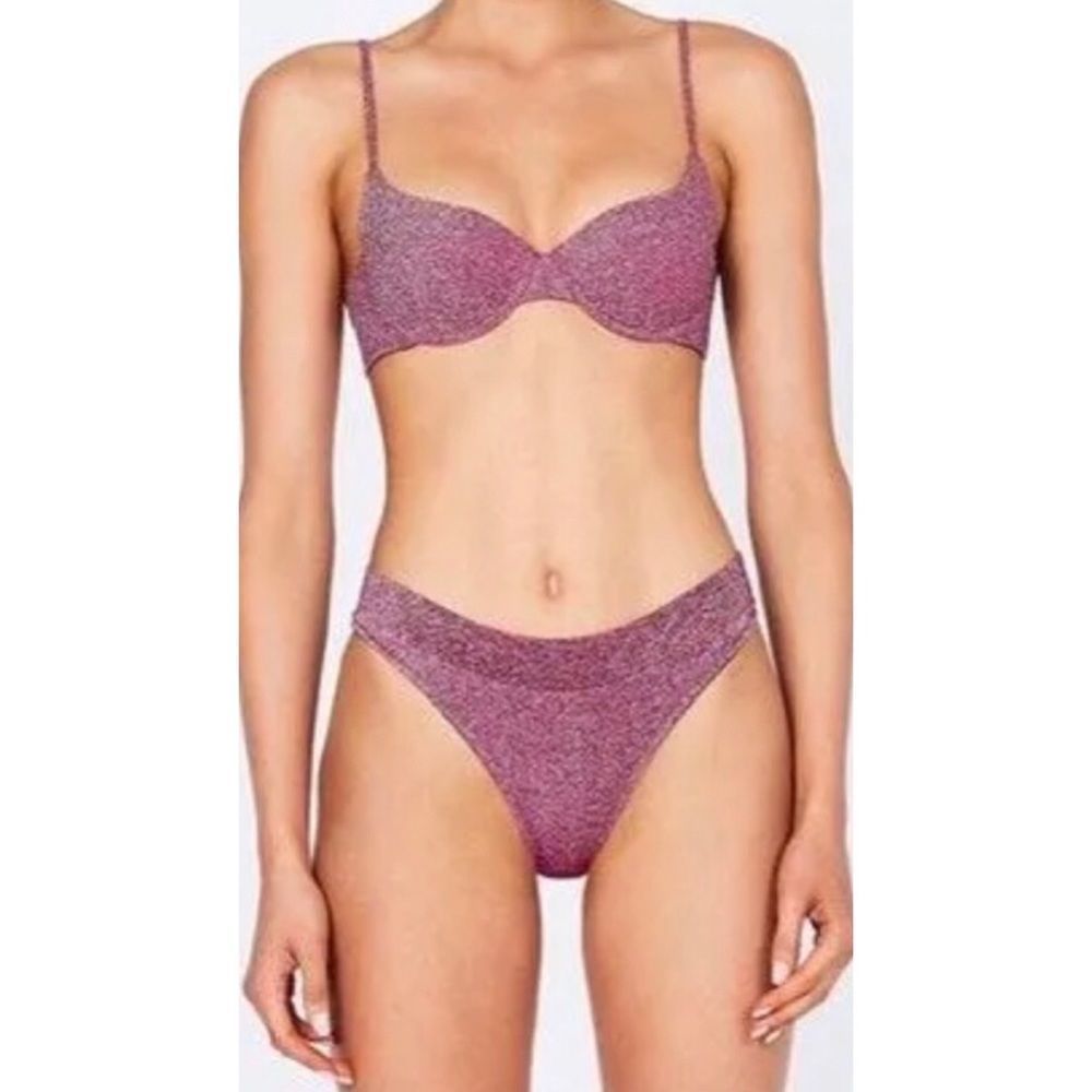 TRIANGL MACIA GRAPE SPARKLE NWT + BAG - Picture 2 of 8